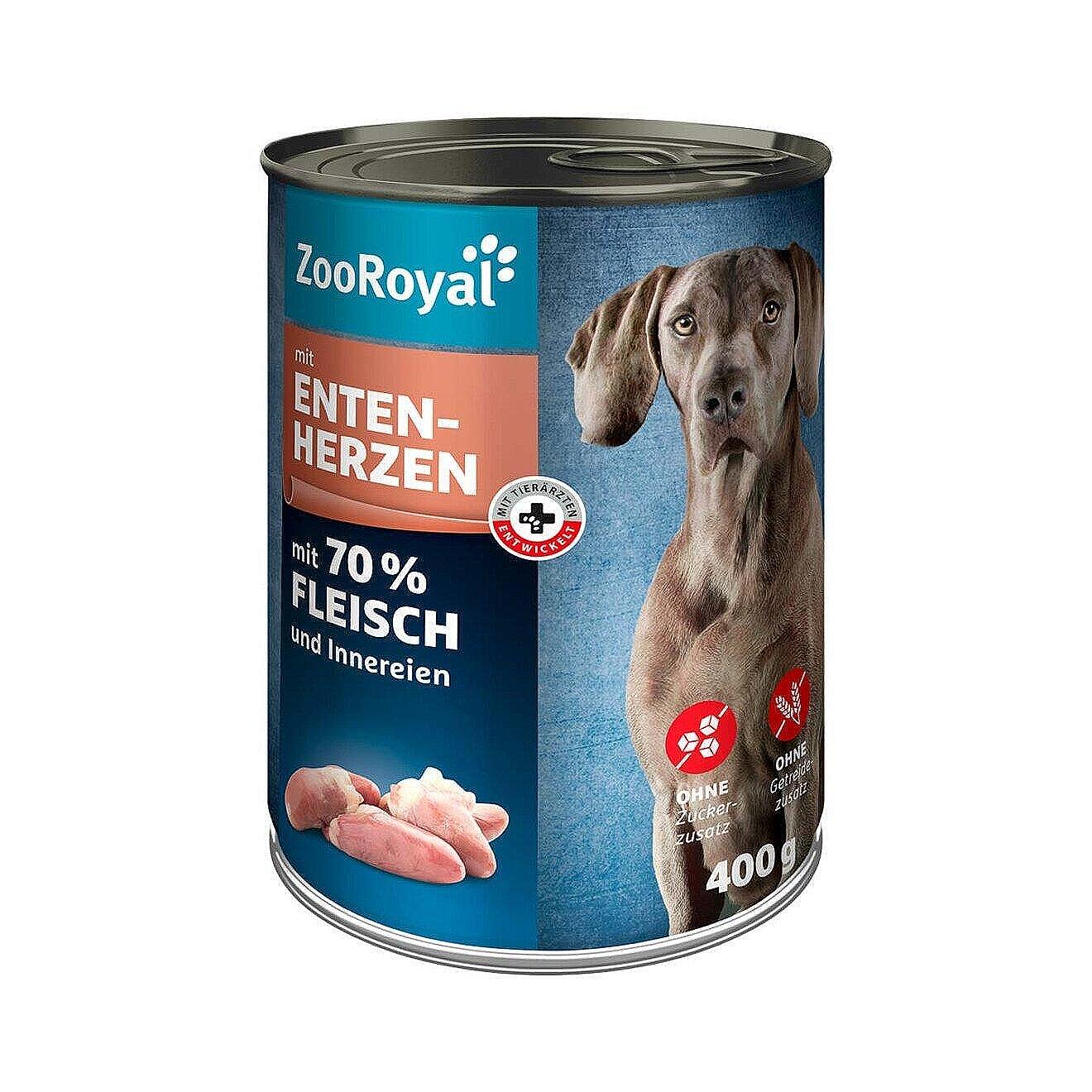 ZooRoyal кучешка храна с говежди сърца | 400 г