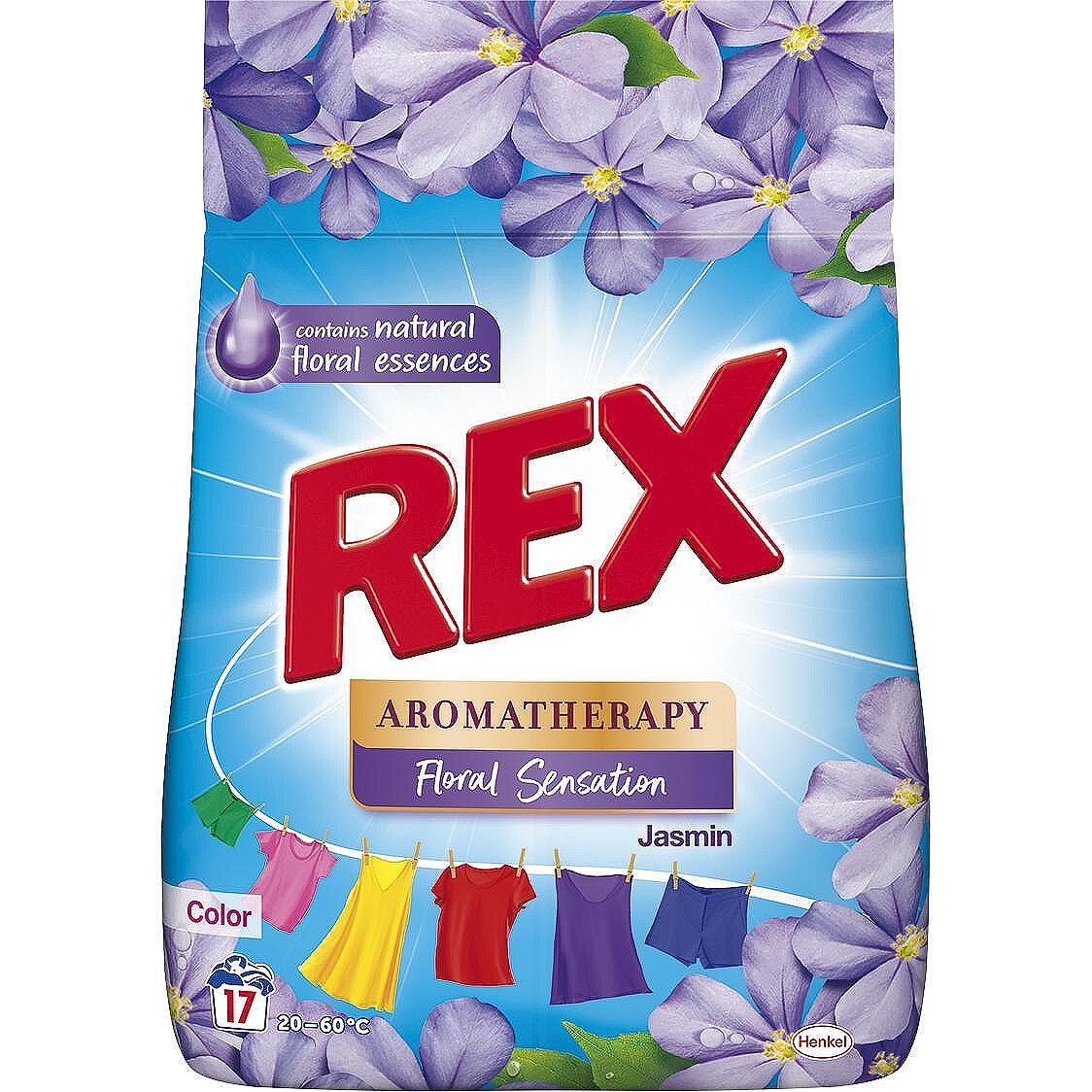 Rex Color Floral Sensation Jasmine прах за пране, 17 пранета | 1.02 кг