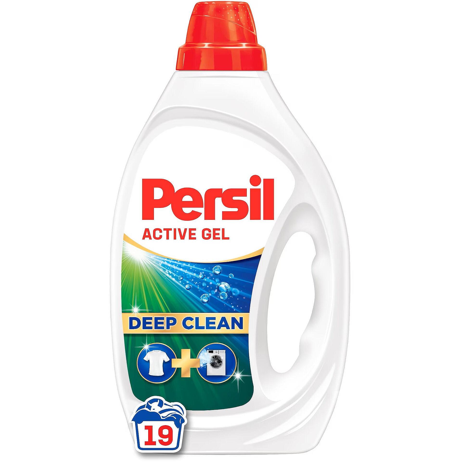 Persil Active Gel Deep Clean течен перилен препарат, 19 пранета | 855 мл