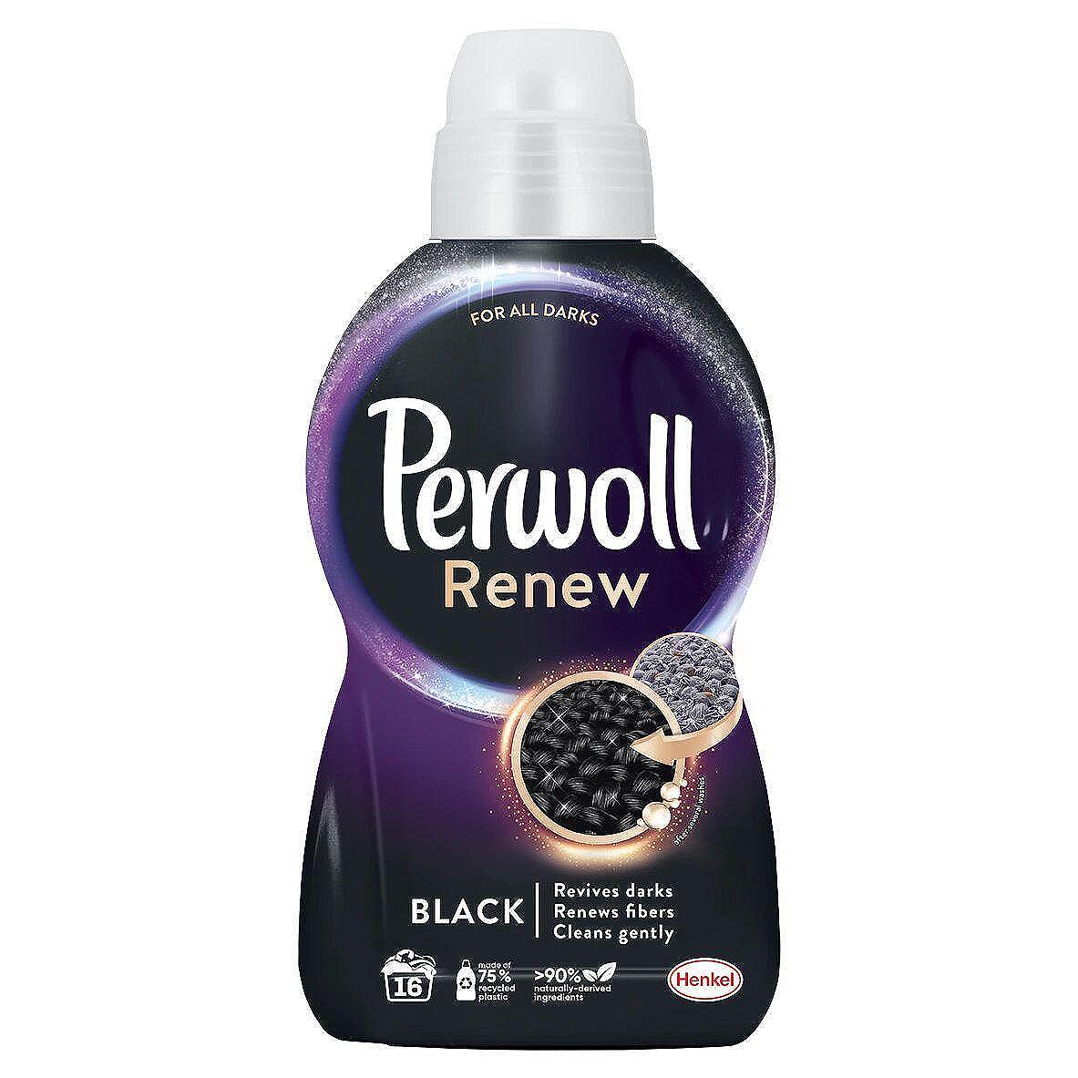 Perwoll Renew Black течен перилен препарат за черно пране, 16 пранета |  960 мл