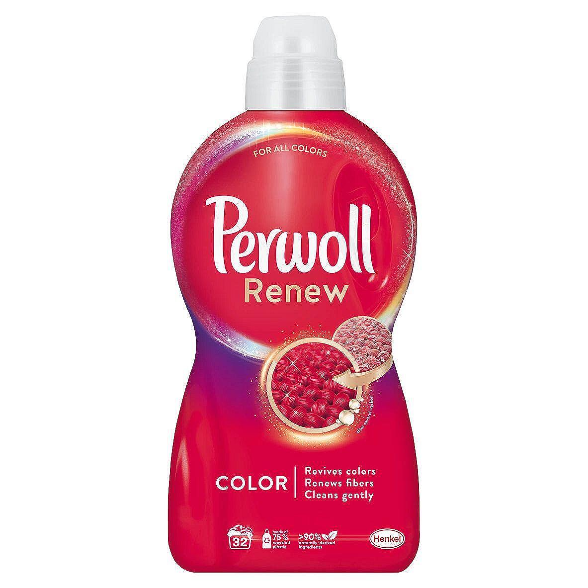Perwoll Renew Color течен перилен препарат, 32 пранета | 1.92 л