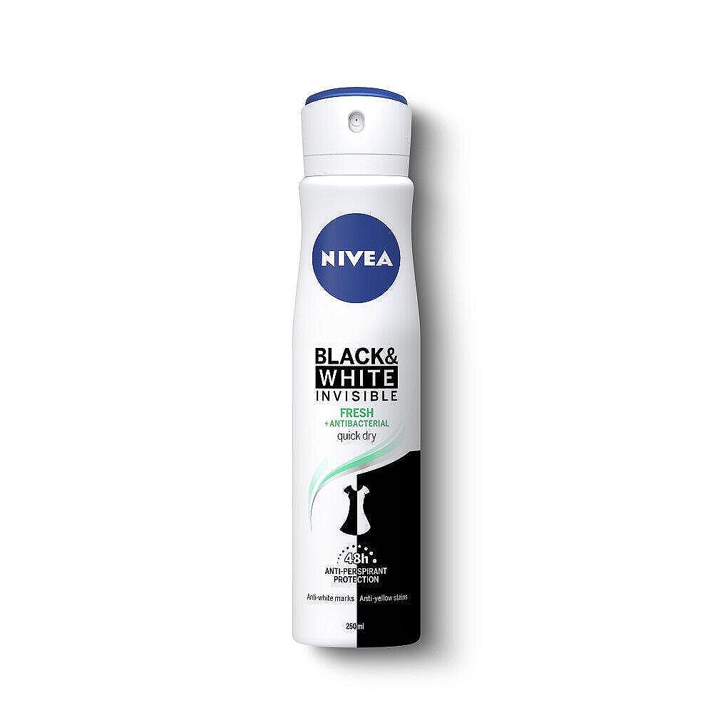 Nivea дезодорант Invisible On Black & White Fresh XL | 250 мл