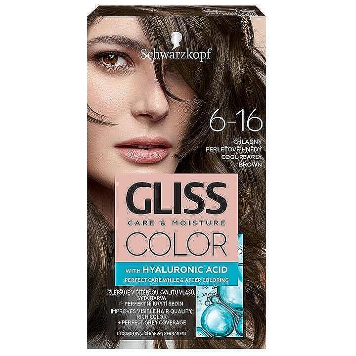 Gliss Color боя за коса студено перлено кафяв, 6-16 | 1 бр.