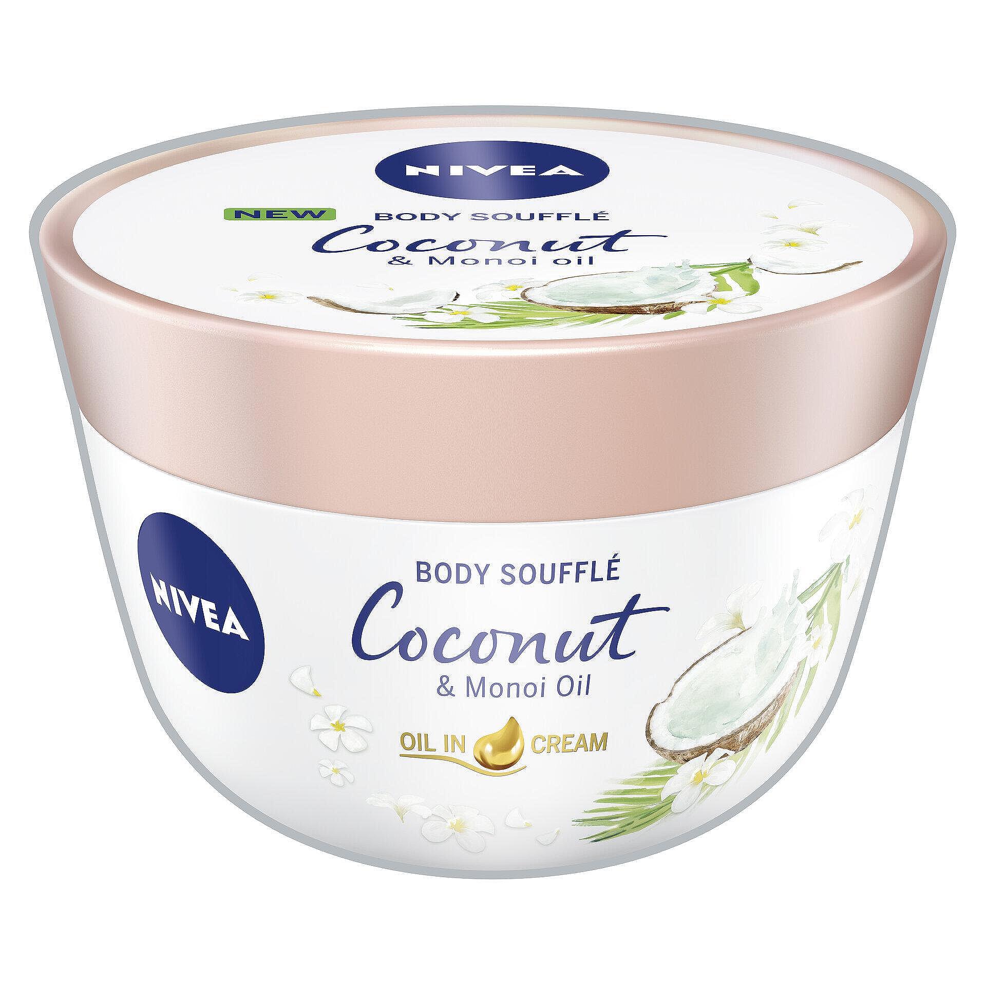 Nivea Body Souffle Coconut & Monoi Oil за тяло 200 мл Доставка в