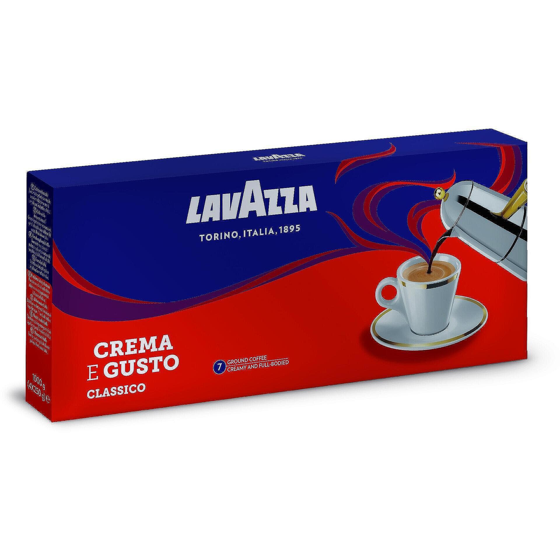 Lavazza Crema e Gusto мляно кафе, 4 бр. | 1 кг