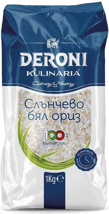 Deroni слънчево бял ориз | 1 кг | на изгодна цена с доставка в България ...