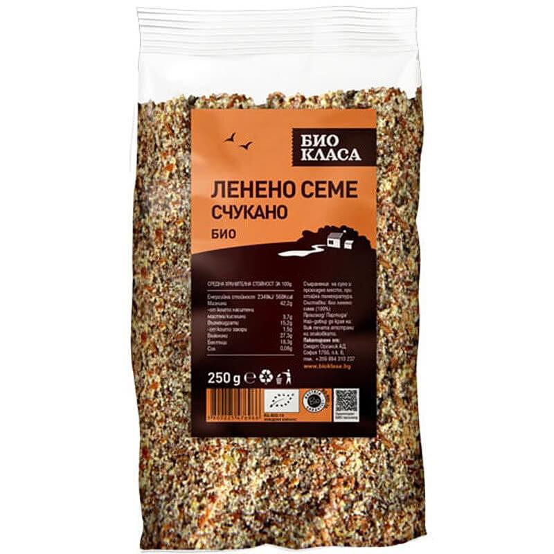 Био Класа био ленено семе счукано | 250 г | на изгодна цена с доставка ...
