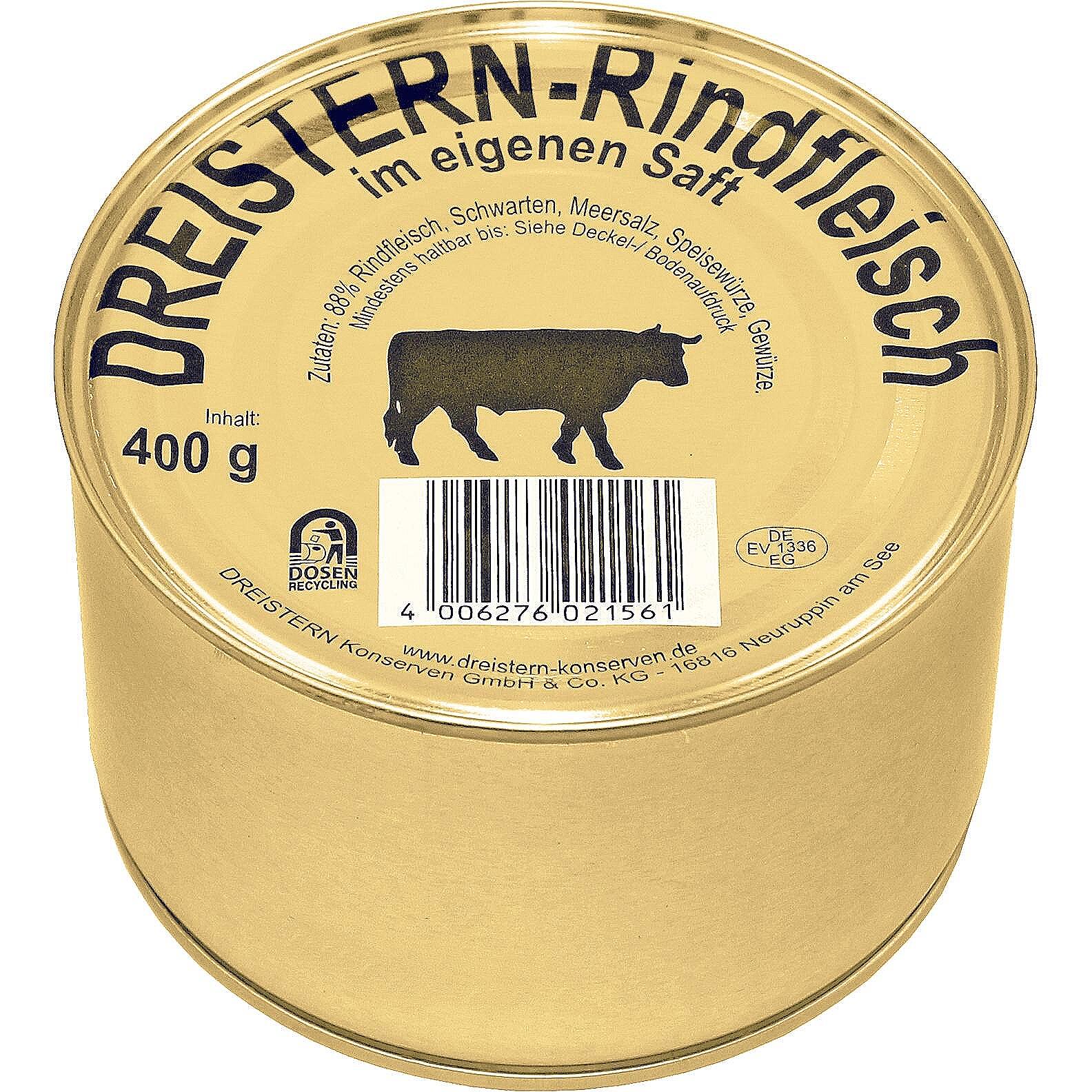 Dreistern говеждо месо в собствен сос | 400 г