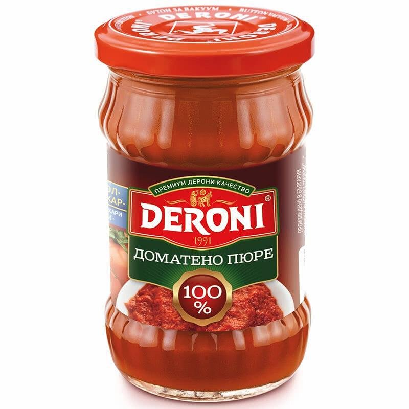 Deroni доматено пюре | 260 г | на изгодна цена с доставка в България от ...