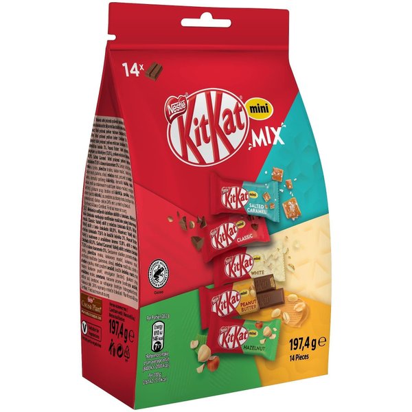 Kitkat Mini Mix Nestle KitKat Mini Mix десерти | 197.4 г | на изгодна цена с доставка в ...