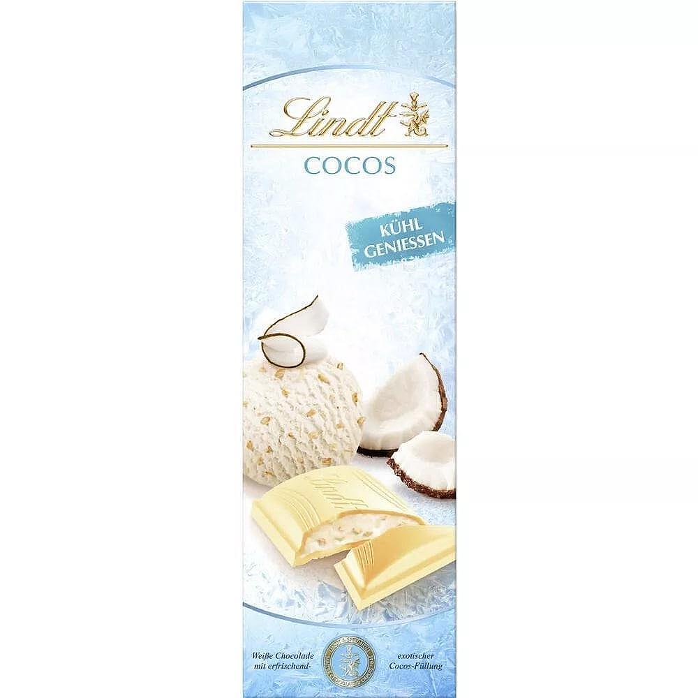Lindt шоколад с кокос | 100 г | на изгодна цена с доставка в България ...