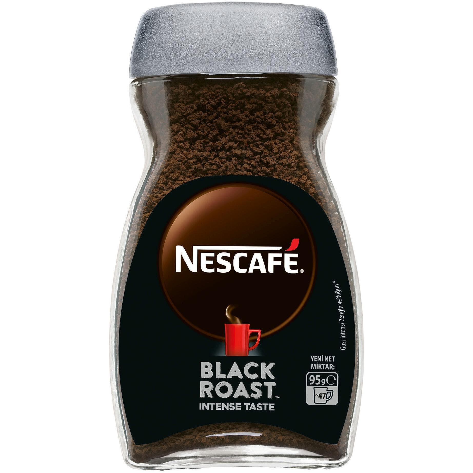 Nescafe Black Roast Intense Taste разтворимо кафе | 95 г | Доставка в ...