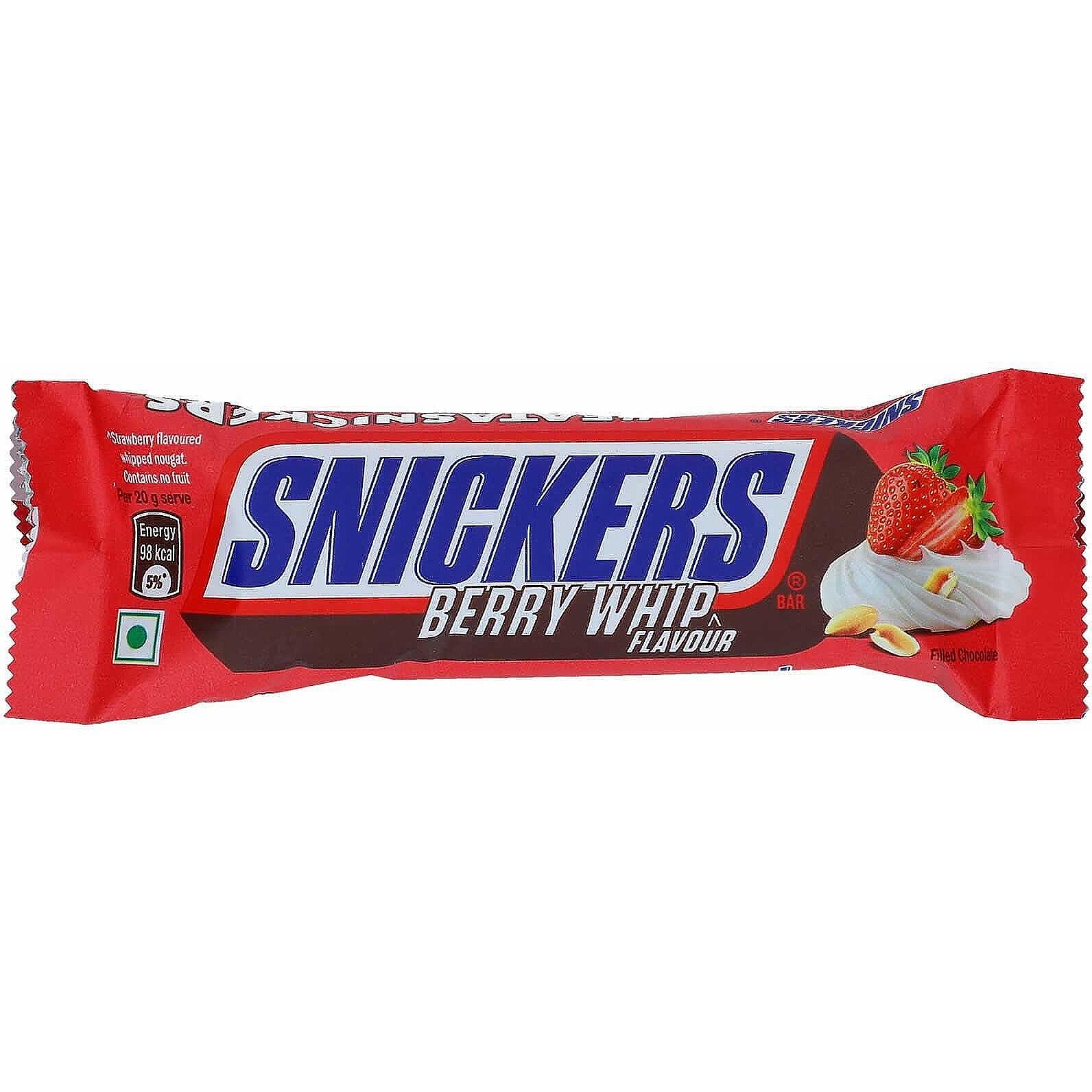 Snickers ягода | 40 г | на изгодна цена с доставка в България от Limon.bg