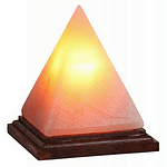 Лампa-пирамида от хималайска сол