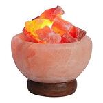 Лампa-купа с кристали от хималайска сол