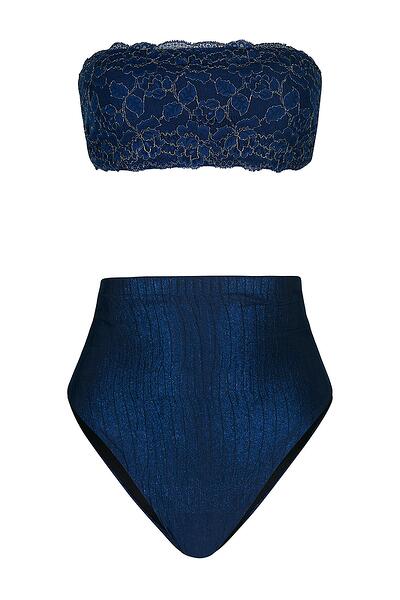 Two piece Swiming suite Blue Whisper