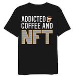 Sportos pamut póló Addicted Coffee And NFT