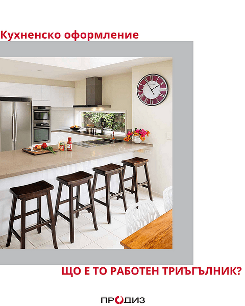 Кухненско оформление - работен триъгълник