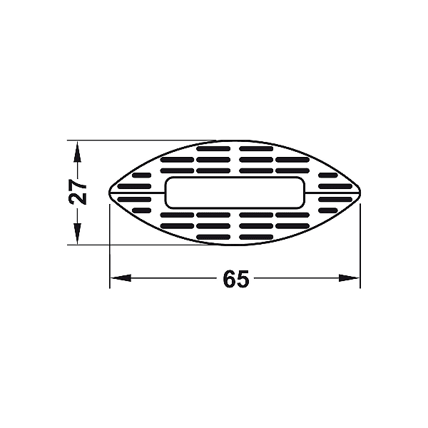 Вставно перо BISCO P-1, 65 x 27 x 4.5 mm, пластмаса