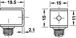 Рафтоносач за стъклен рафт 6-10