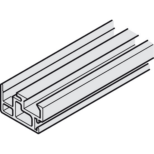 Slido F-Line32 80A/F-Line32 80B 4. Вертикален алуминиев профил за механизъм за плъзгащи се врати