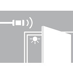 Сензор за врата, сребрист,  Ø 12 mm