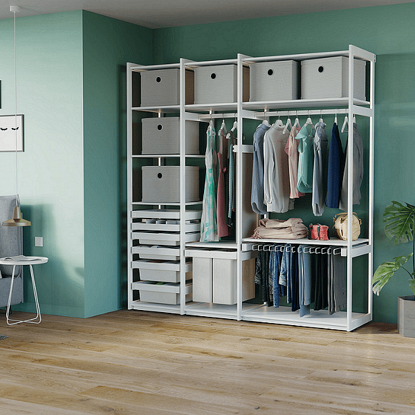 Dresscode Изтегляща се рамка,  Бял мат RAL9016