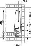 Механизъм за чекмедже Matrix Box S, 120 mm