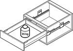 Механизъм за чекмедже Matrix Box P35, 60mm