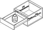 Механизъм за чекмедже Matrix Box P50, 92mm, до 600mm