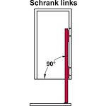Изтегляща се рамка за механизъм за долен ред с пълно изтегляне и плавно затваряне, лява рамка за десен монтаж