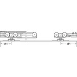 Slido D-Line 11 Механизъм за преградни плъзгащи се врати-Copy