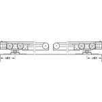 Slido D-Line 11 Механизъм за преградни плъзгащи се врати-Copy