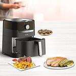 Фритюрник Tefal Easy Fry & Grill EY501815, 1400W, Функция грил, Регулируема температура, Капацитет 4.2 л, Черен/Сребрист-Copy