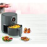 Фритюрник с горещ въздух TEFAL Ultra Fry Digital EY111B15, 8 програми, Капацитет 4.2 л, Таймер 60 мин