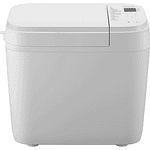 Хлебопекарна Panasonic SD-B2510WXE, LCD дисплей, 21 програми (4 програми без глутен), Бял