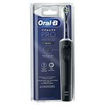 Ел. четка за зъби Oral-B Vitality Pro, 2D почистване, 3 програми, 1 зарядно устройство, 1 накрайник, Черен