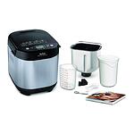 Хлебопекарна Tefal Pain & Délices PF240, 700 W, 1000 гр, 20 програми, Черна/Сребриста