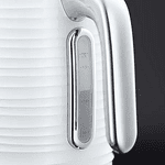 Електрическа кана Russell Hobbs Inspire White, 2400 W, 1,7 л, Бързо кипене, Неръждаема стомана, Бял (24360-70)