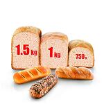Хлебопекарна Tefal Home Bread Baguette PF610138, 1500 гр, 16 програми, Бяла