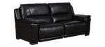 Кожен диван - тройка с електрически релакс механизъм COMODO LUX - черен 30