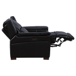 Кожен фотьойл с електрически релакс механизъм COMODO LUX - черен 30
