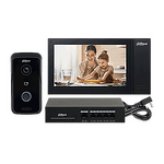 Комплект еднофамилна видеодомофонна система Dahua KTP02/VTO2111D-P-S2/VTH2421FB-P