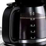 Кафемашина Electrolux EKF3300, 1100 W, 1.65 л, 12 чашки, Черна/Сребриста