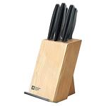 Комплект ножове със стойка Richardson Sheffield Advantage, 5 части, Дърво