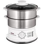 Уред за готвене на пара Tefal VC145130, 6 л, Съвместим с миялни машини, Видими нива на водата, Бял