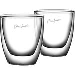 Комплект 2 чаши за еспресо Lamart, Термоустойчиво стъкло, 80 мл