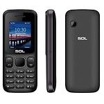 Мобилен телефон SOL B1805, с батерия 1700mAh , Българско меню, черен цвят