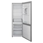 Хладилник с фризер Heinner HC-V270SWDE++, Енергиен клас: E, Общ капацитет: 268 л, Капацитет на хладилника: 184 л, Капацитет на фризера: 84 л, LED светлина, Функция Super freezing, Сребрист