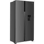 Хладилник Side by side Heinner HSBS-H439NFXWDE++, 433 л, No Frost, Клас E, Дисплей, Диспенсър за вода, Функция smart, Функция Замразяване и бързо охлаждане, H 176.5 см, Инокс